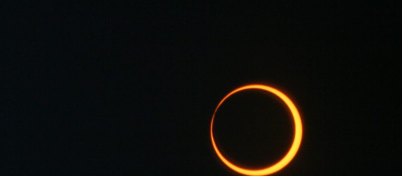 Photo showing Annular Eclipse in 2012.